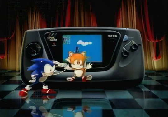 Publicité japonaise de Sonic The Hedgehog 2 sur Game Gear.