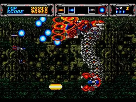 Thunder Force III ne te laisse jamais respirer. Accroche-toi !