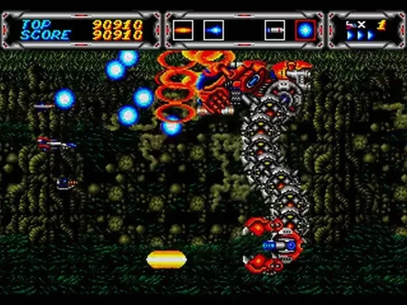 Thunder Force III ne te laisse jamais respirer. Accroche-toi !